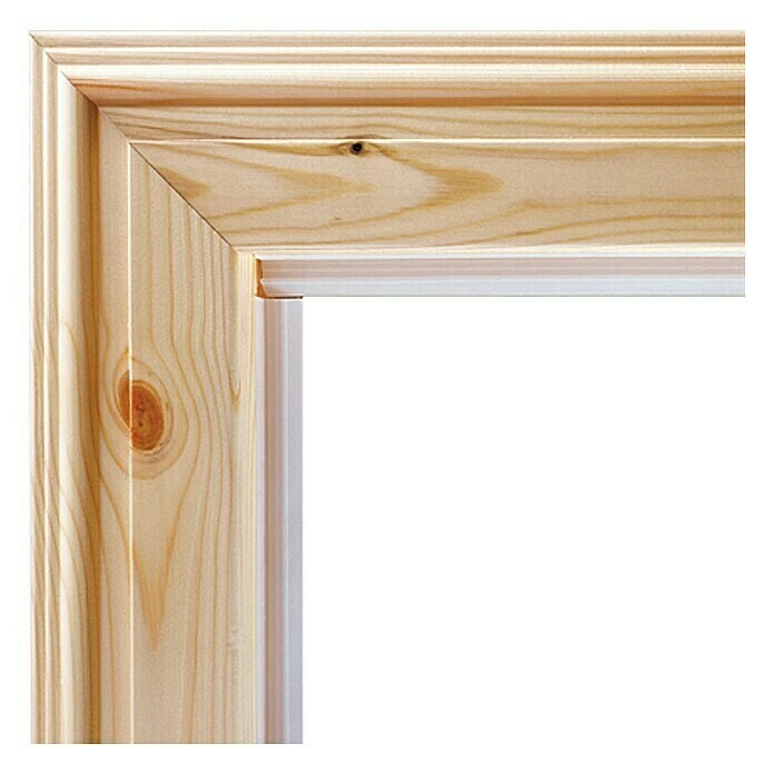 BAUHAUS Kilsgaard Türzarge Profiliert 735 x 1985 mm, Kiefer, Wandstärke 140 mm, DIN Anschlag Links | Hochwertige Holzzarge für Innentüren 2 BAUHAUS Kilsgaard Türzarge Profiliert 735 x 1985 mm, Kiefer, Wandstärke 140 mm, DIN Anschlag Links | Hochwertige Holzzarge für Innentüren – Bild 2