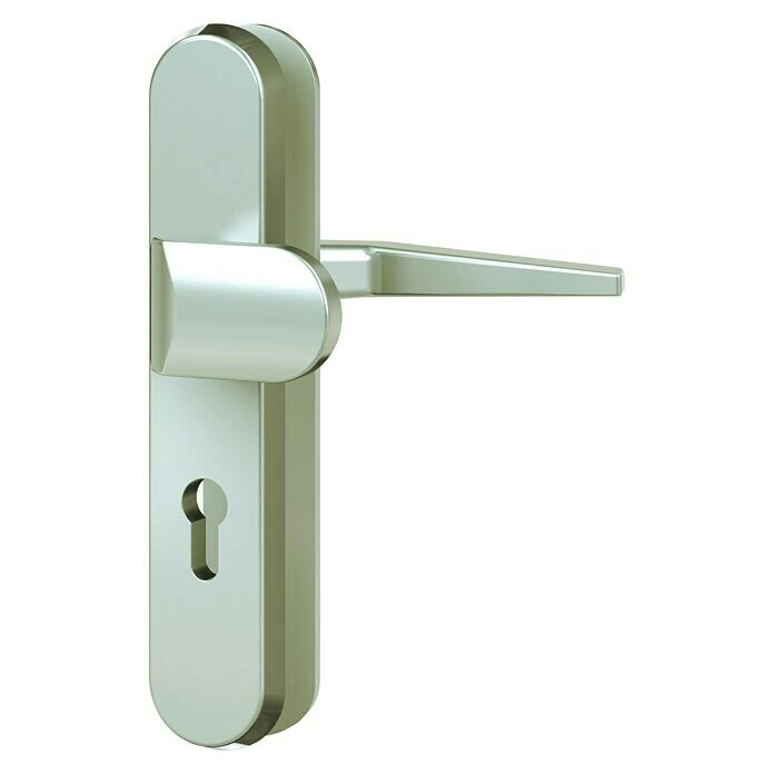 BAUHAUS Basi Schutzbeschlag ES0 VMS Wohnungsabschlusstür, Champagnerfarben, 72 mm Distanznorm, ohne Zylinderabdeckung, 15 mm Schild/Rosette 1 BAUHAUS Basi Schutzbeschlag ES0 VMS Wohnungsabschlusstür, Champagnerfarben, 72 mm Distanznorm, ohne Zylinderabdeckung, 15 mm Schild/Rosette