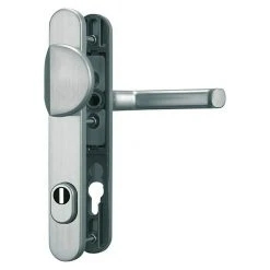 BAUHAUS Abus Schutzbeschlag SRG 92 N Schmalrahmen, Silber, Türstärke: 59-69 mm | Sicherheitsbeschlag für Eingangstüren