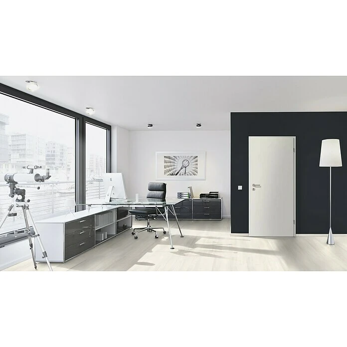 BAUHAUS GetaDoor Laminit Türzarge GL 222 610 x 1985 mm, Arctic Weiß, Wandstärke 100 mm, DIN Anschlag Rechts 4 BAUHAUS GetaDoor Laminit Türzarge GL 222 610 x 1985 mm, Arctic Weiß, Wandstärke 100 mm, DIN Anschlag Rechts – Bild 4