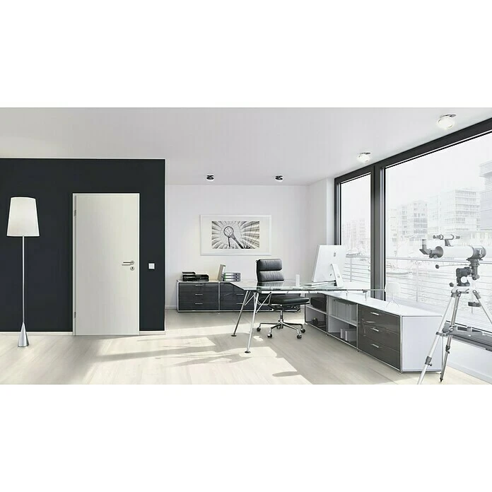 BAUHAUS GetaDoor Laminit Türzarge GL 222 610 x 1985 mm, Arctic Weiß, Wandstärke 145 mm, DIN Anschlag Links 4 BAUHAUS GetaDoor Laminit Türzarge GL 222 610 x 1985 mm, Arctic Weiß, Wandstärke 145 mm, DIN Anschlag Links – Bild 4