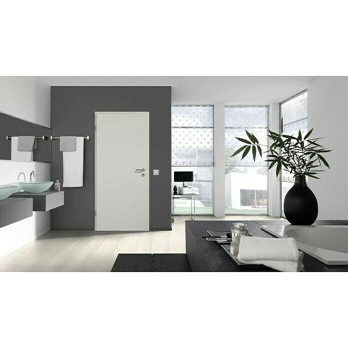 BAUHAUS GetaDoor Laminit Türzarge GL 222 610 x 1985 mm, Arctic Weiß, Wandstärke 145 mm, DIN Anschlag Links 5 BAUHAUS GetaDoor Laminit Türzarge GL 222 610 x 1985 mm, Arctic Weiß, Wandstärke 145 mm, DIN Anschlag Links – Bild 5