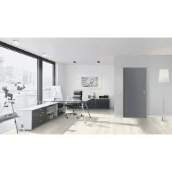 BAUHAUS GetaDoor Lamineo Türzarge GLN 747 860 x 1985 mm, Staubgrau, Wandstärke 145 mm, DIN Anschlag Links -Online-Shop Türzargen 12 202