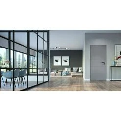 BAUHAUS GetaDoor Lamineo Türzarge GLN 747 860 x 1985 mm, Staubgrau, Wandstärke 145 mm, DIN Anschlag Links -Online-Shop Türzargen 12 203