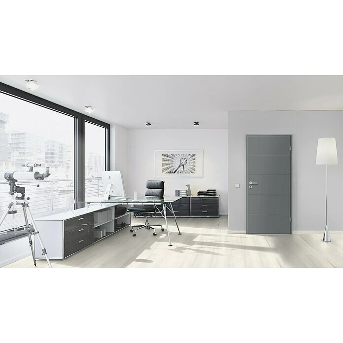 BAUHAUS GetaDoor Lamineo Türzarge GLN 747 860 x 1985 mm, Staubgrau, DIN Rechts, Wandstärke 145 mm | Hochwertige Türzarge für Holzzargen 3 BAUHAUS GetaDoor Lamineo Türzarge GLN 747 860 x 1985 mm, Staubgrau, DIN Rechts, Wandstärke 145 mm | Hochwertige Türzarge für Holzzargen – Bild 3