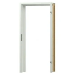 BAUHAUS GetaDoor Lamineo Türzarge GLN 224 860 x 1985 mm, Signalweiß, DIN Rechts, Wandstärke 100 mm