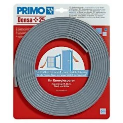 BAUHAUS Primo Universaldichtung Densa 25 Grau, 6 Meter, für Spaltenbreite 2–5 mm – Fensterdichtung