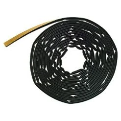 BAUHAUS Solid Elements Selbstklebedichtung Schwarz, 5 m x 12 mm x 6 mm, für Fenster und Türen