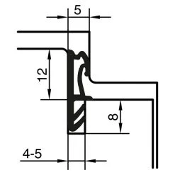BAUHAUS Primo Universaldichtung Lignum F 45 Grau, 6 Meter, für Nutbreite 4–5 mm – Fensterdichtung 7 BAUHAUS Primo Universaldichtung Lignum F 45 Grau, 6 Meter, für Nutbreite 4–5 mm – Fensterdichtung -Online-Shop Türzargen 12 466