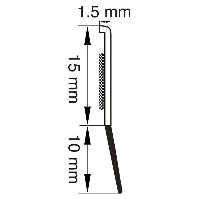 BAUHAUS Primo Abdeckleiste Mit Dichtlippe Weiß, 1,4 m x 1,5 mm x 25 mm – Fensterdichtung für perfekten Schutz 2 BAUHAUS Primo Abdeckleiste Mit Dichtlippe Weiß, 1,4 m x 1,5 mm x 25 mm – Fensterdichtung für perfekten Schutz – Bild 2