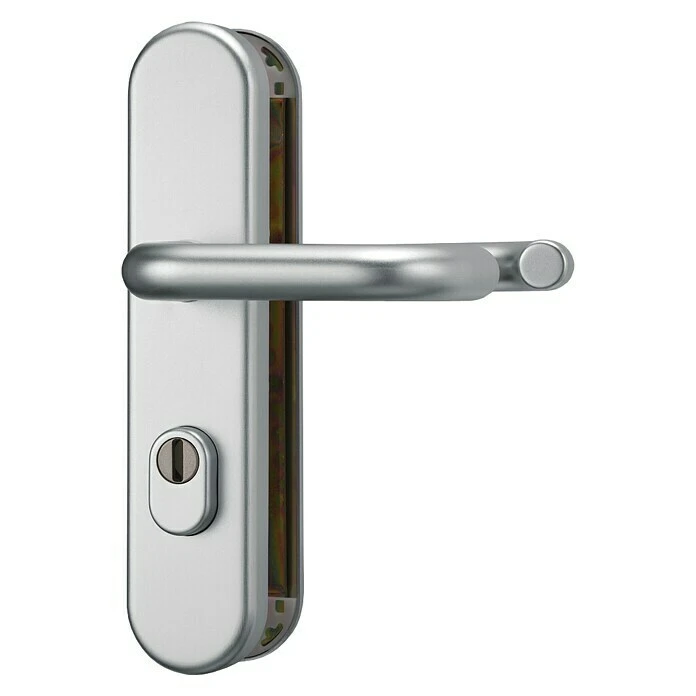BAUHAUS Abus Schutzbeschlag KLZS714 für Wohnungsabschlusstüren, Aluminium, Türstärke 37-47 mm, beidseitiger Drücker 1 BAUHAUS Abus Schutzbeschlag KLZS714 für Wohnungsabschlusstüren, Aluminium, Türstärke 37-47 mm, beidseitiger Drücker