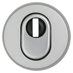 BAUHAUS Abus Sicherheitsrosette RHZS 415 für Holztüren, Aluminium, 15 mm Stärke – Hochwertiger Sicherheitsbeschlag