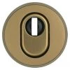 BAUHAUS Abus Sicherheitsrosette RHZS 415 für Holztüren, Bronze, 15 mm Stärke – Hochwertiger Sicherheitsbeschlag