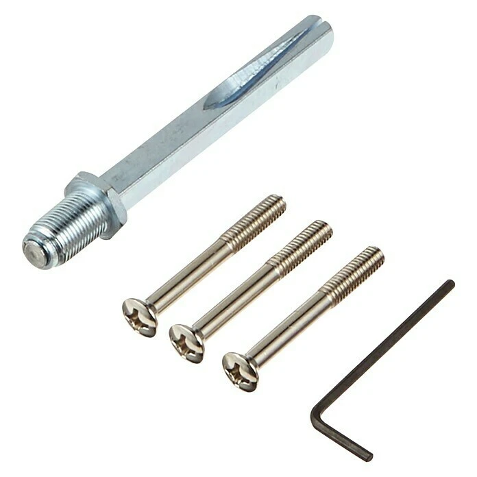 BAUHAUS Abus Schutzbeschlag SB 500 für Wohnungsabschlusstüren | Aluminium | Türstärke 37-42 mm | Knopf Außen, Drücker Innen 4 BAUHAUS Abus Schutzbeschlag SB 500 für Wohnungsabschlusstüren | Aluminium | Türstärke 37-42 mm | Knopf Außen, Drücker Innen – Bild 4