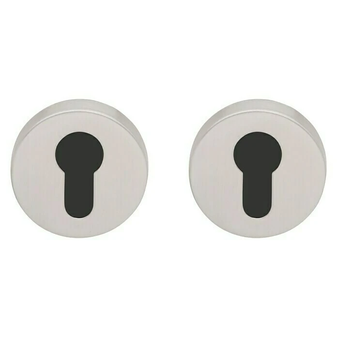 BAUHAUS Diamond Doors Schutzrosettenpaar Rund, Edelstahl Matt - Sicherheitsbeschläge für Eingangstüren 1 BAUHAUS Diamond Doors Schutzrosettenpaar Rund, Edelstahl Matt - Sicherheitsbeschläge für Eingangstüren