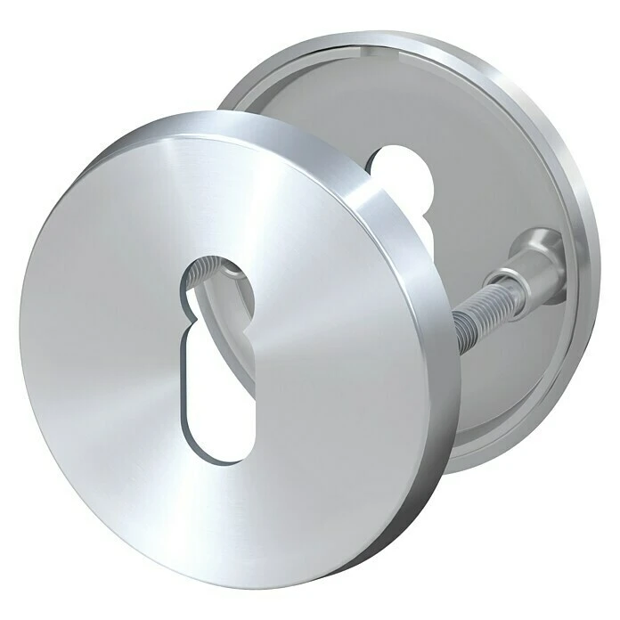 BAUHAUS Basi Schutzrosettenpaar ZBR 3110 - 50 mm Durchmesser, Buntbart BB, für Türstärke 38-45 mm | Sicherheitsbeschläge für Eingangstüren 1 BAUHAUS Basi Schutzrosettenpaar ZBR 3110 - 50 mm Durchmesser, Buntbart BB, für Türstärke 38-45 mm | Sicherheitsbeschläge für Eingangstüren