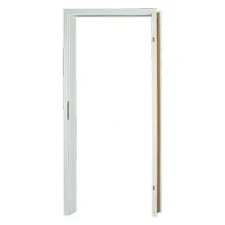 BAUHAUS GetaDoor Laminit Türzarge GL 223 860 x 1985 mm, Wandstärke 270 mm, DIN Anschlag Rechts, Weiß Seidenmatt | Hochwertige Türzarge für moderne Innenräume