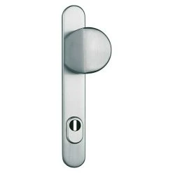 BAUHAUS Abus Schutzbeschlag SRG 92 N Schmalrahmen, Aluminium, Türstärke 59-69 mm, beidseitiger Drücker | Sicherheitsbeschlag für Eingangstüren -Online-Shop Türzargen 12 714