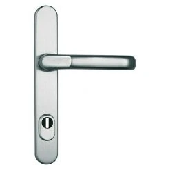 BAUHAUS Abus Schutzbeschlag SRG 92 N Schmalrahmen, Aluminium, Türstärke 59-69 mm, beidseitiger Drücker | Sicherheitsbeschlag für Eingangstüren -Online-Shop Türzargen 12 715