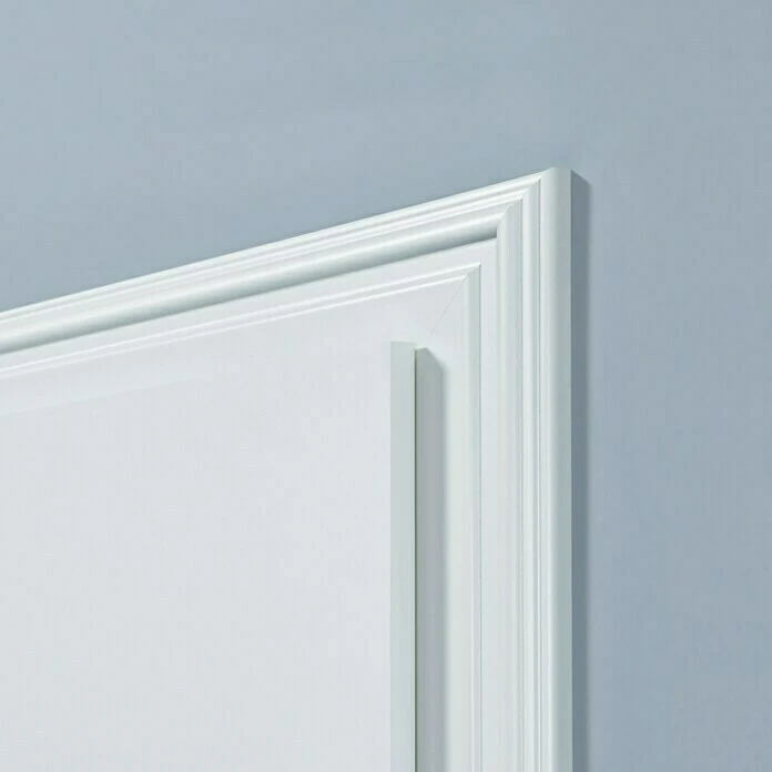 BAUHAUS Kilsgaard Türzarge Profiliert 735 x 1985 mm, Wandstärke 145 mm, DIN Anschlag Rechts, Weiß | Hochwertige Holzzarge für Türen 1 BAUHAUS Kilsgaard Türzarge Profiliert 735 x 1985 mm, Wandstärke 145 mm, DIN Anschlag Rechts, Weiß | Hochwertige Holzzarge für Türen