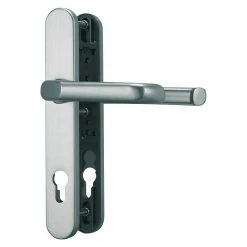BAUHAUS Abus Schutzbeschlag SRG 92 N Schmalrahmen aus Aluminium für Eingangstüren, Türstärke 59-69 mm, passend für 12 mm Zylinderüberstand