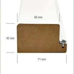 BAUHAUS Kilsgaard Blockzarge 610 x 1985 mm, DIN Anschlag: Links/Rechts, Weiß - Hochwertige Türzarge aus Holz 8 BAUHAUS Kilsgaard Blockzarge 610 x 1985 mm, DIN Anschlag: Links/Rechts, Weiß - Hochwertige Türzarge aus Holz -Online-Shop Türzargen 12 78