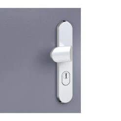 BAUHAUS Basi Schutzbeschlag ES0 VMS Wohnungsabschlusstür, Silber, 72 mm Distanznorm, mit Zylinderabdeckung, 15 mm Schild/Rosette 9 BAUHAUS Basi Schutzbeschlag ES0 VMS Wohnungsabschlusstür, Silber, 72 mm Distanznorm, mit Zylinderabdeckung, 15 mm Schild/Rosette -Online-Shop Türzargen 12 799