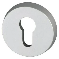 BAUHAUS Abus Sicherheitsrosette RH410 für Holztüren, Aluminium, 11 mm Stärke – Sicherheitsbeschlag für Eingangstüren