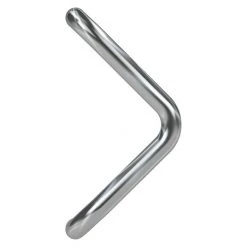 BAUHAUS Basi Stoßgriff Edelstahl 335 x 160 x 85 mm - Hochwertiger Türgriff für Eingangstüren