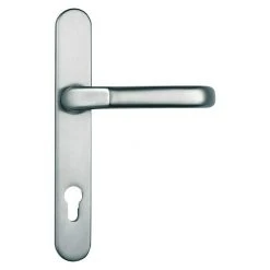 BAUHAUS Abus Schutzbeschlag SRG92 N Schmalrahmen, Aluminium, Türstärke 57-65 mm, Knopf Außen, Drücker Innen | Sicherheitsbeschlag für Eingangstüren -Online-Shop Türzargen 12 941