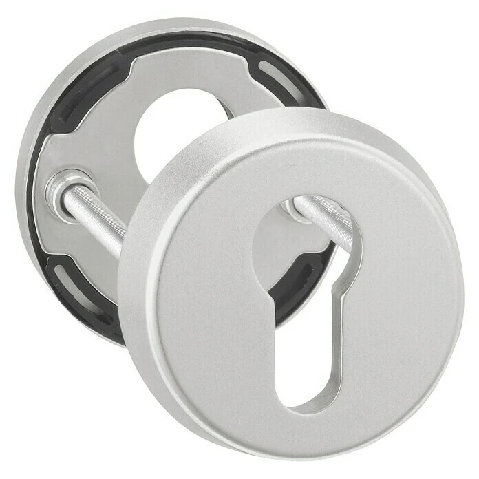 BAUHAUS Portaferm Schutzrosettenpaar für Hauseingangstüren, Stahl, 2 Stück, Türstärke 0-68 mm 1 BAUHAUS Portaferm Schutzrosettenpaar für Hauseingangstüren, Stahl, 2 Stück, Türstärke 0-68 mm