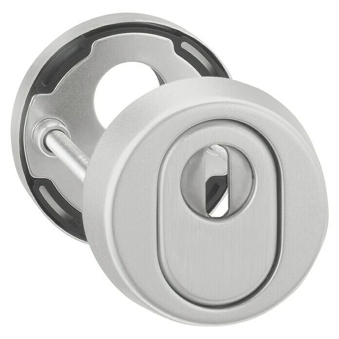 BAUHAUS Portaferm Schutzrosettenpaar für Hauseingangstüren, Edelstahl, 2 Stk., Türstärke 0-68 mm 1 BAUHAUS Portaferm Schutzrosettenpaar für Hauseingangstüren, Edelstahl, 2 Stk., Türstärke 0-68 mm