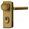 BAUHAUS Abus Schutzbeschlag KKZS700 für Wohnungsabschlusstüren, Bronze, Türstärke 37-47 mm, Knopf außen, Drücker innen